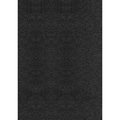 Multy Home MT1000124 Rug, 50 ft L, 26 in W, Runner, Concord Pattern, Polypropylene Rug, Charcoal 1004435EA